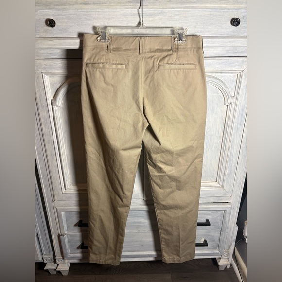 Lands End Men's‎ Tailored Fit Flat Front Khaki Pants Preppy Academia Classic - Picture 7 of 9